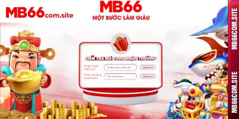 nạp tiền MB66 nhận mã code thưởng